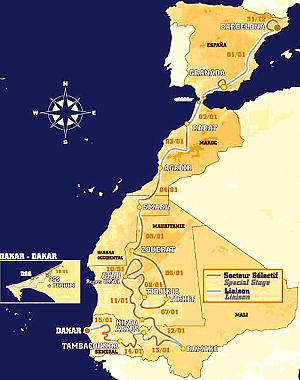 05 Dakar Rally Route Map