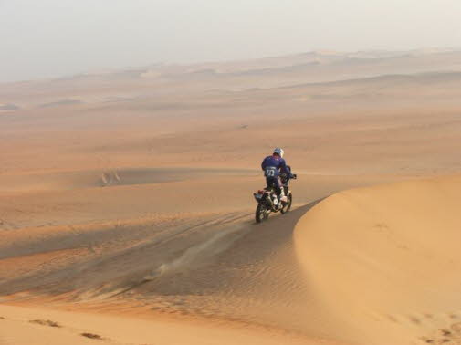 Chris on top of a Dune