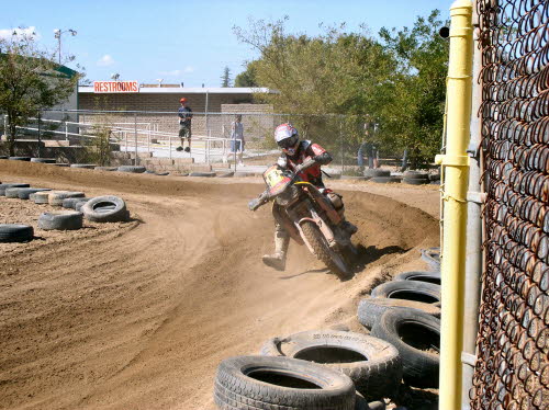 Dakar bike racing at a GP 2004